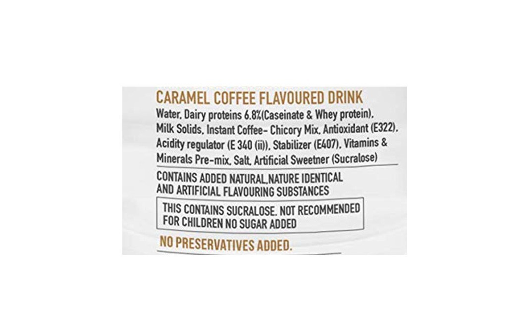 Za Go Body Buddy Protein Shake, Caramel Coffee Flavour   Bottle  330 millilitre